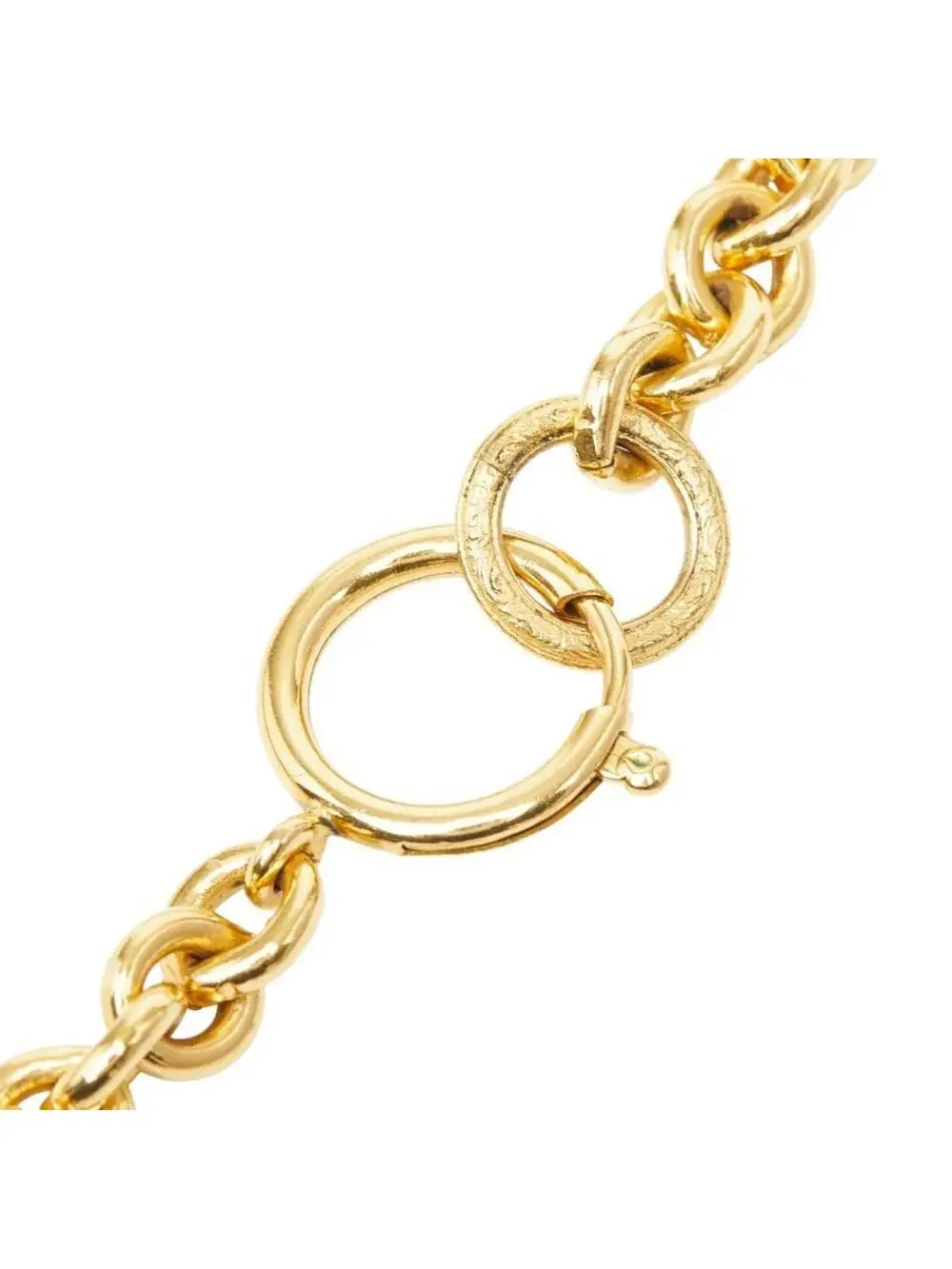 Chanel Cc Logo Chain Pendant Necklace #327491C96B